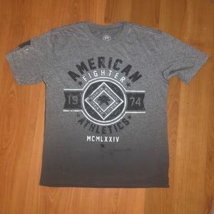 Grey boys American fighter t shirt